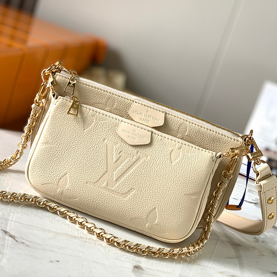 Louis Vuitton Multi Pochette Accessori Crema M80399