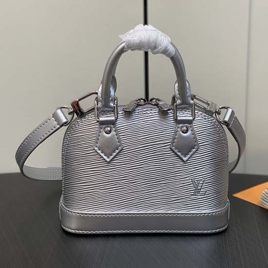 Louis Vuitton Nano Alma Argento M82682