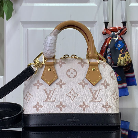 Louis Vuitton Nano Alma Bianco M82717