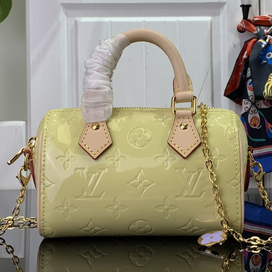 Louis Vuitton Nano Speedy Giallo M83000