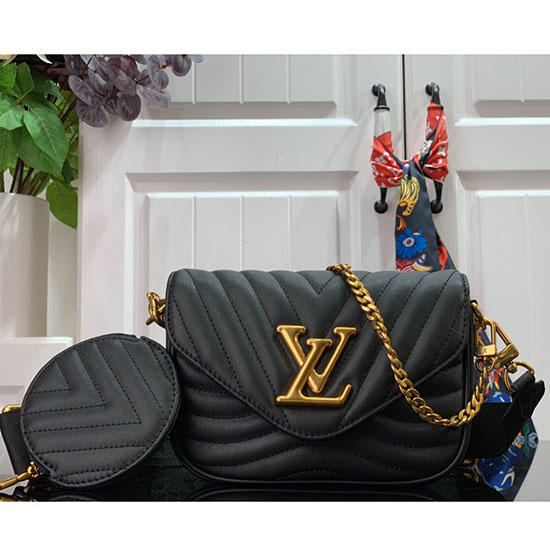 Louis Vuitton New Wave Multi Pochette Nera M56468