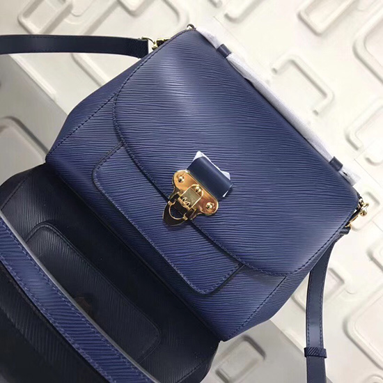 Louis Vuitton Pelle Epi Boccador Blu M53339