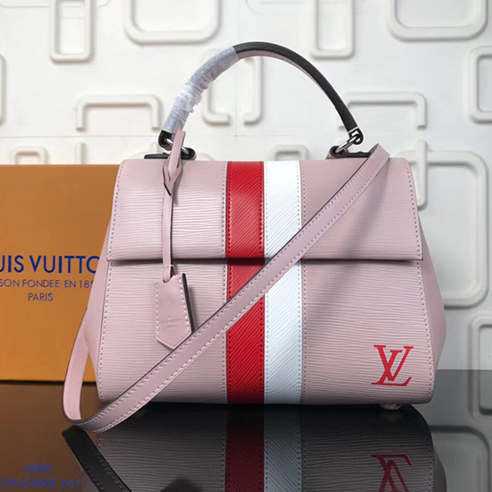 Louis Vuitton Pelle Epi Cluny Bb Rosa M41305