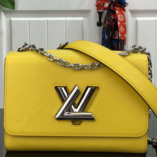 Louis Vuitton Pelle Epi Twist Mm Giallo M50280