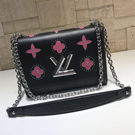 Louis Vuitton Pelle Epi Twist Mm Nero M50276