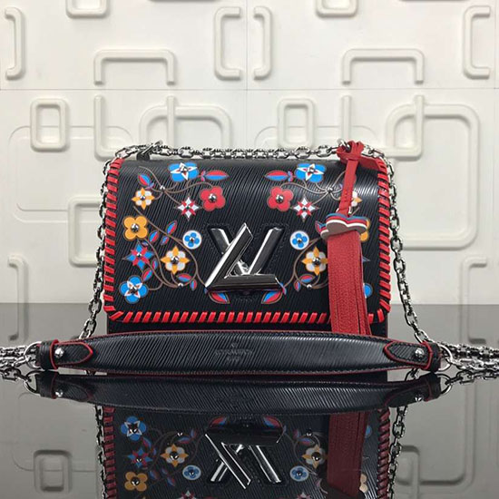 Louis Vuitton Pelle Epi Twist Mm Nero M53531