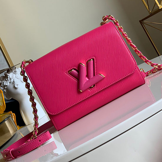 Louis Vuitton Pelle Epi Twist Mm Rosa M50282