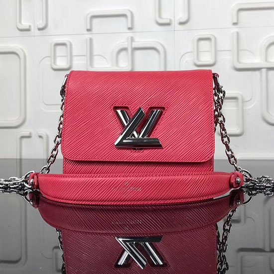 Louis Vuitton Pelle Epi Twist Mm Rosso M50272