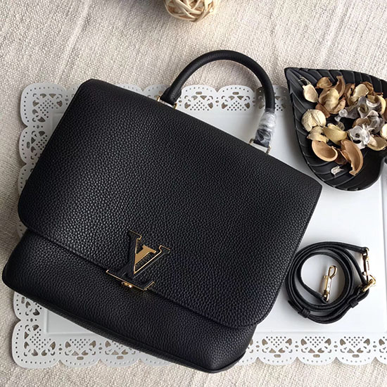 Louis Vuitton Pelle Taurillon Volta Noir M50255