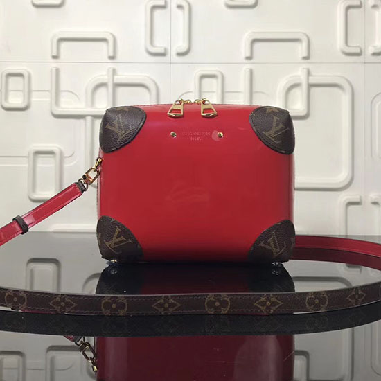 Louis Vuitton Pelle Verniciata Rosso Venezia M54390