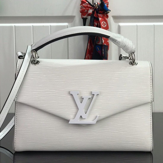 Louis Vuitton Pochette In Pelle Epi Grenelle Blanc M55981