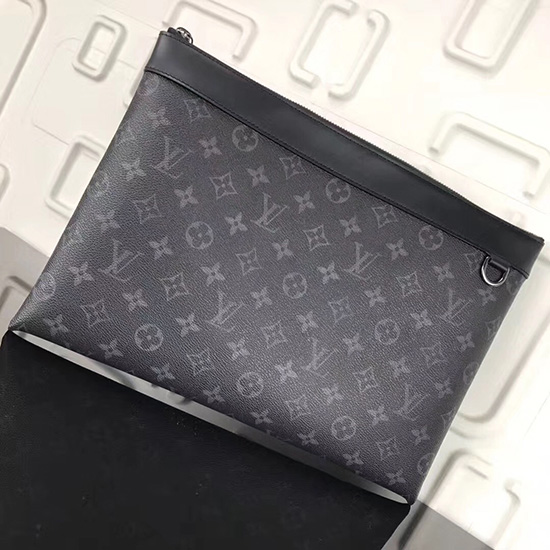 Louis Vuitton Pochette In Tela Con Monogramma Eclipse Apollo M62291