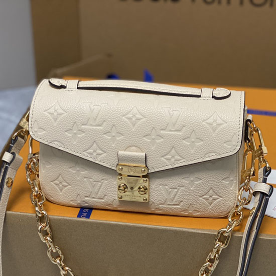 Louis Vuitton Pochette Metis East West Crema M22942