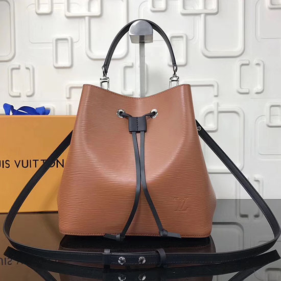 Louis Vuitton Secchiello Lockme In Pelle Epi Marrone M54366