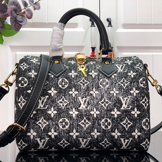 Louis Vuitton Speedy Bandoulière 25 Nero M59609