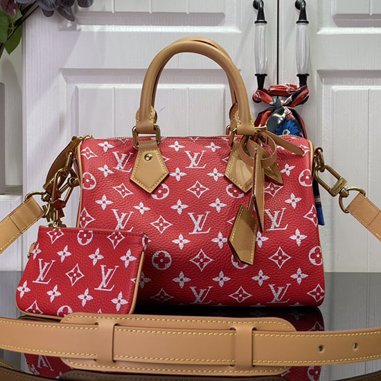 Louis Vuitton Speedy P9 Bandouliere 25 Rosso M24423