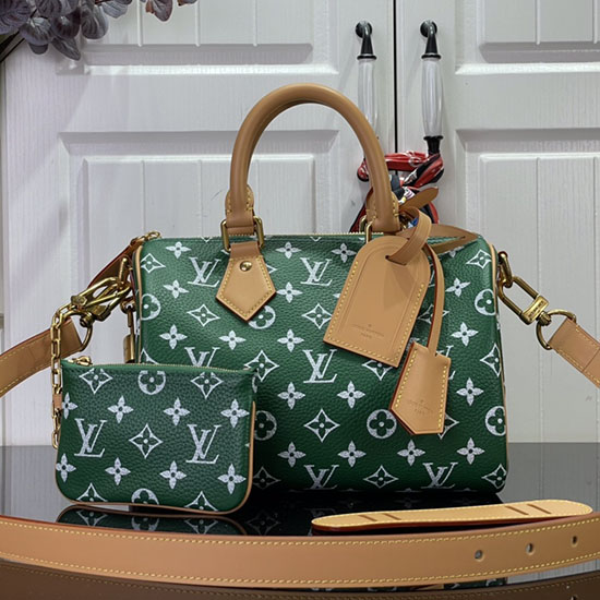 Louis Vuitton Speedy P9 Bandouliere 25 Verde M24423