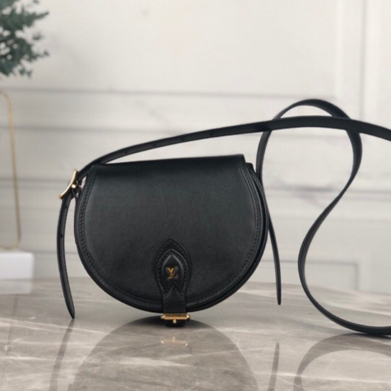 Louis Vuitton Tamburello In Pelle Di Vitello Liscia Nero M55505