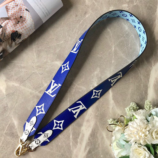 Louis Vuitton Tracolla In Tela Monogramma Blu M05311