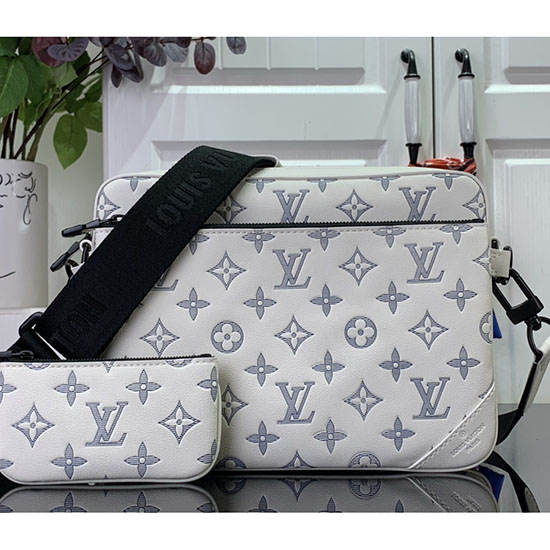 Louis Vuitton Trio Messenger Bianco M24754