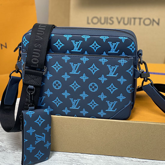 Louis Vuitton Trio Messenger Blu M46604