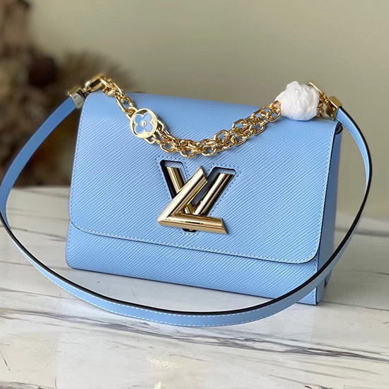 Louis Vuitton Twist Mm Blu M59402