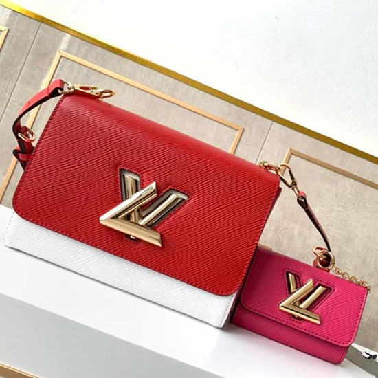 Louis Vuitton Twist Mm E Twisty Rosso M55683