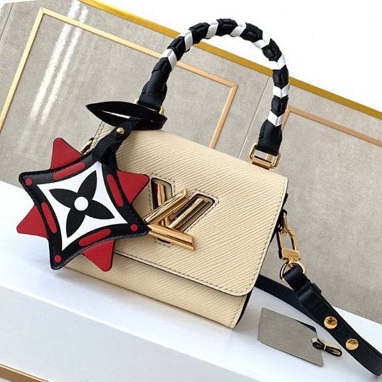 Lv Crafty Twist Mini Crema M56849