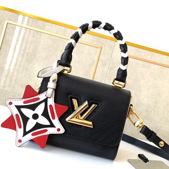 Lv Crafty Twist Mini Nero M56849