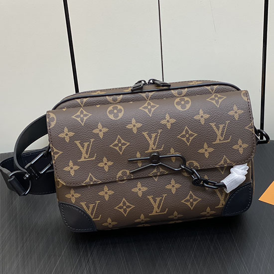 Messenger A Vapore In Tela Monogramma Lv M46795