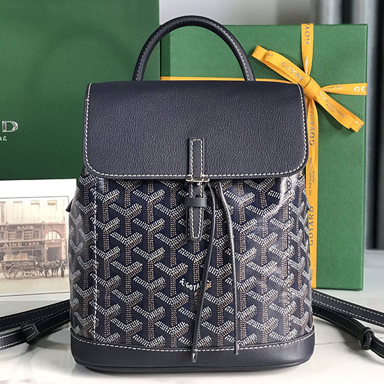 Mini Zaino Goyard Alpin Blu Scuro G10301