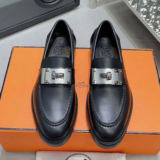 Mocassino In Pelle Hermes Sdh121908