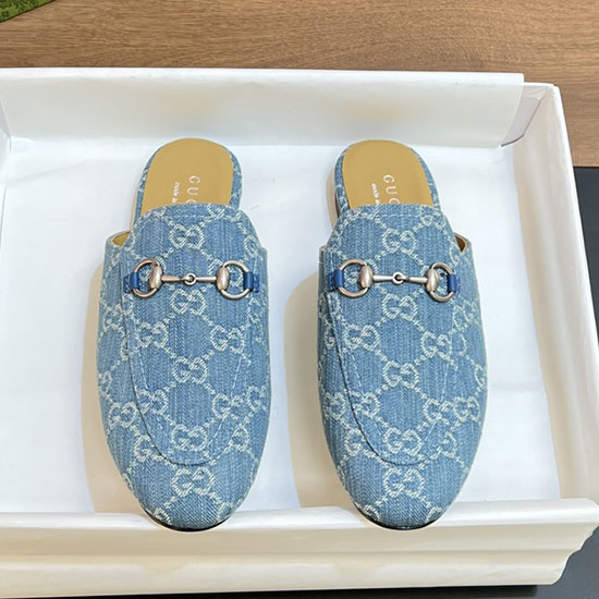 Pantofole In Denim Gucci Msg041101