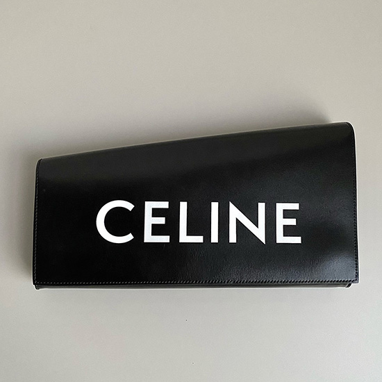 Pochette Asimmetrica Celine Nera 35050