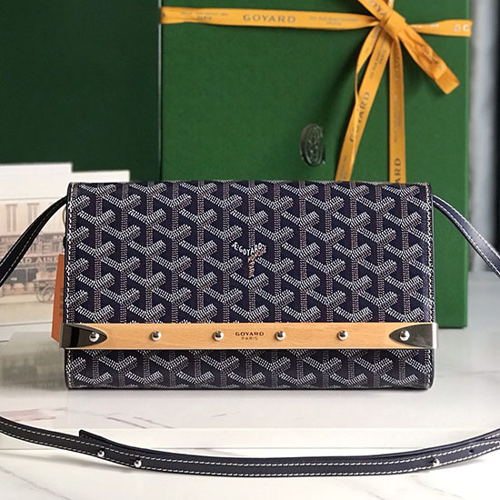 Pochette Goyard Monte Carlo G20178 Blu Scuro