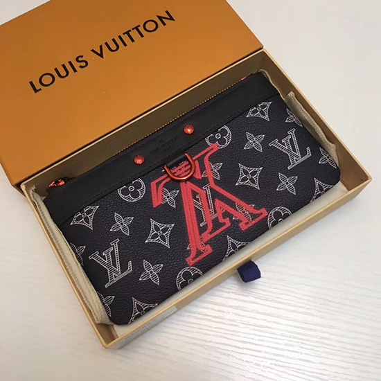 Pochette Louis Vuitton In Tela Inchiostro Monogramma Apollo Pm M62898