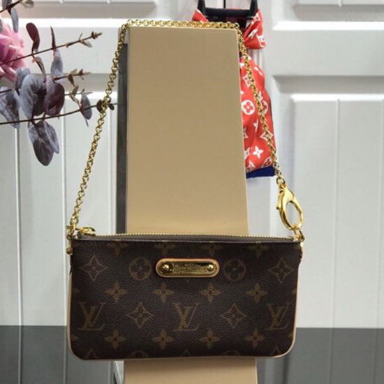 Pochette Louis Vuitton In Tela Monogram Milla Mm M60094