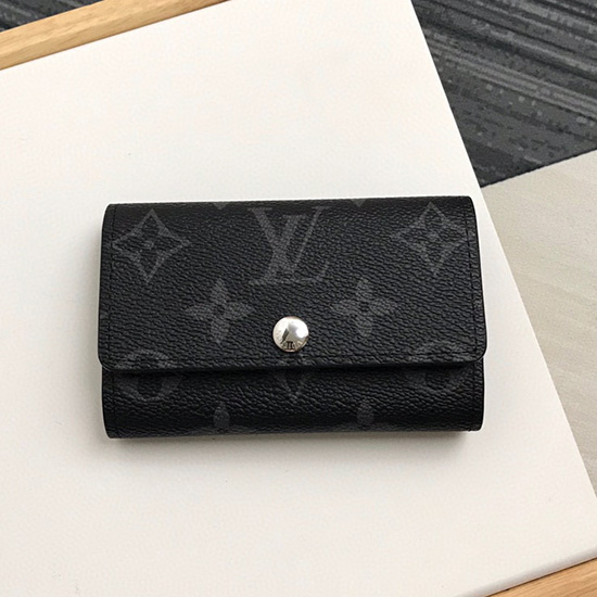 Portachiavi Louis Vuitton Monogram Eclipse 6 M62630