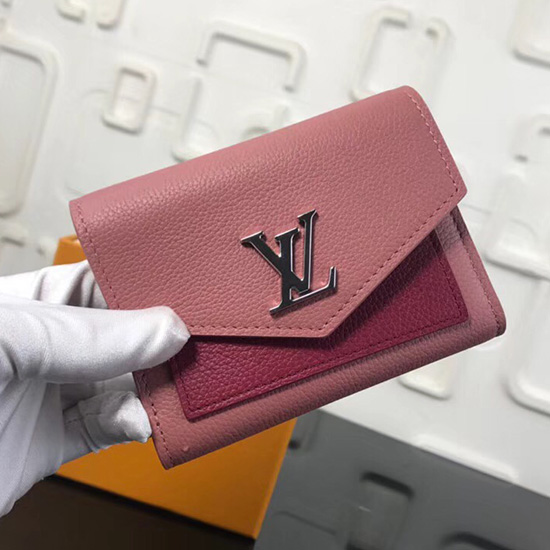 Portafoglio Compatto Louis Vuitton Mylockme Rosa M62948