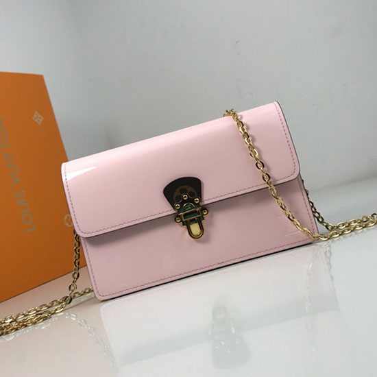 Portafoglio Louis Vuitton Con Catena In Ciliegio Rosa M63306