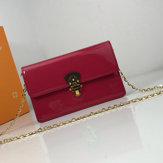 Portafoglio Louis Vuitton Con Catena In Ciliegio Rosa M63306