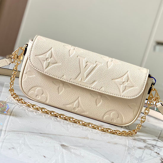 Portafoglio Louis Vuitton Con Catena Ivy Cream M82210