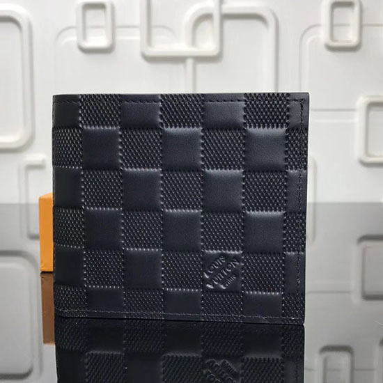 Portafoglio Louis Vuitton Damier Infini In Pelle Marco N63334