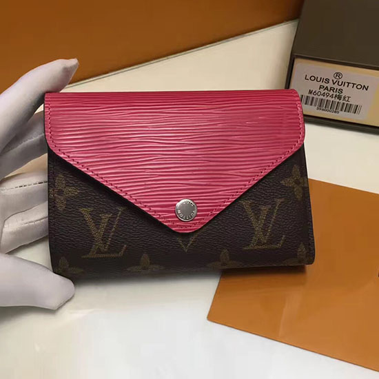 Portafoglio Louis Vuitton In Tela Monogram Rosa M60494