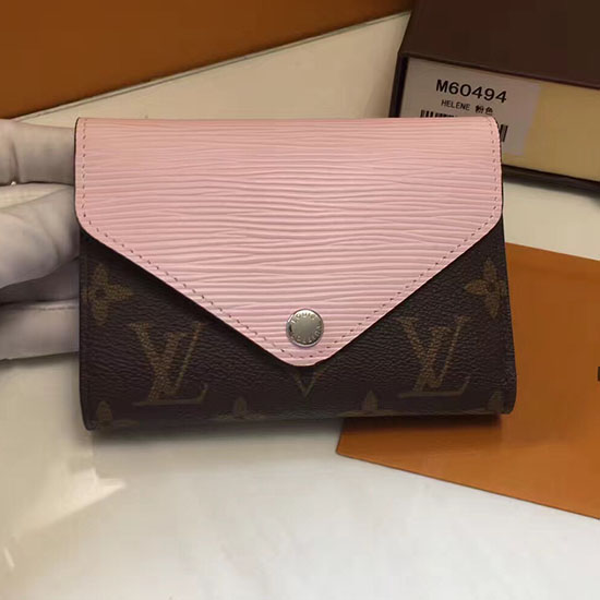 Portafoglio Louis Vuitton In Tela Monogram Rosa M60494