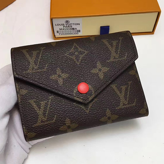 Portafoglio Louis Vuitton In Tela Monogram Victorine Arancione M41938