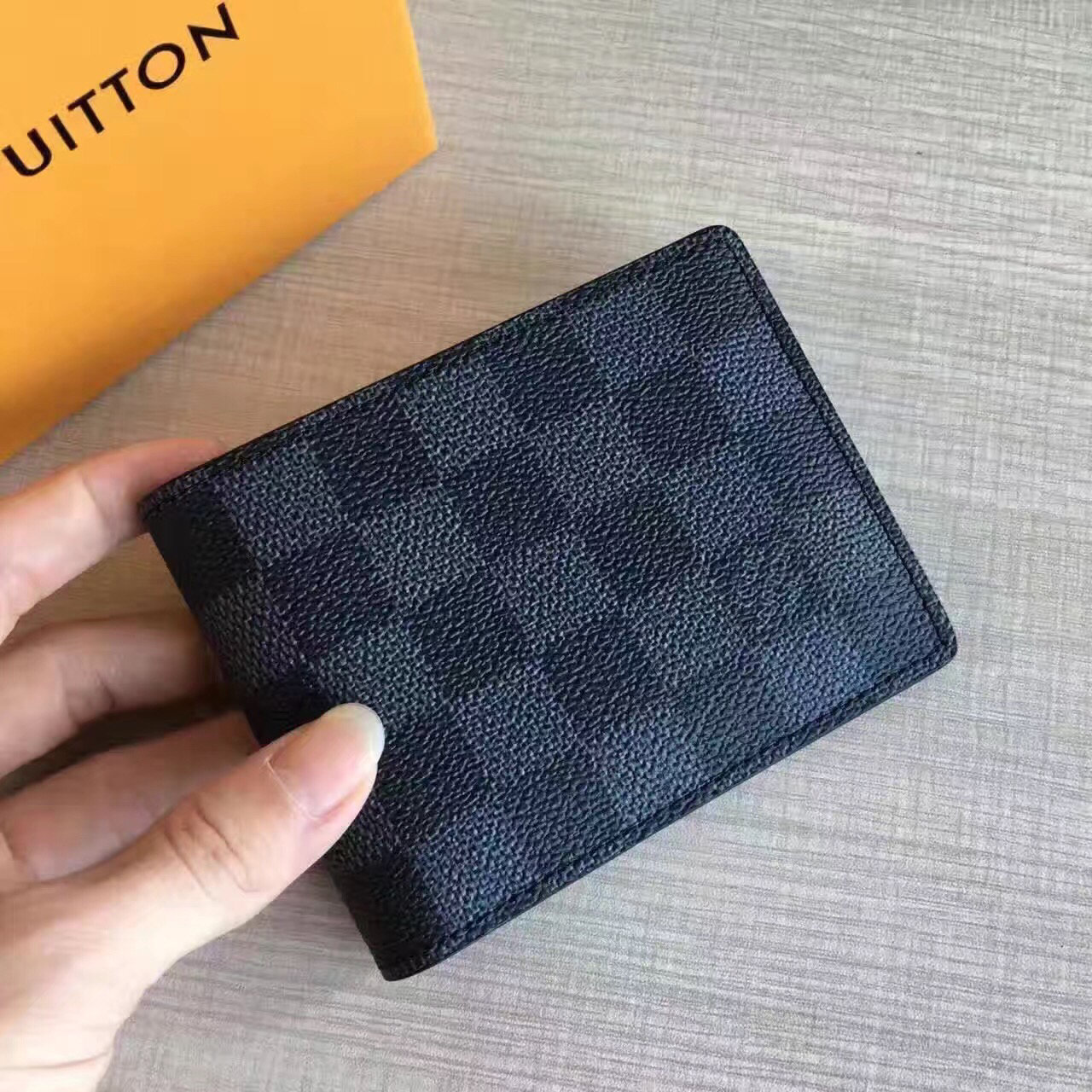 Portafoglio Multiplo Louis Vuitton Damier In Tela Grafite N62663