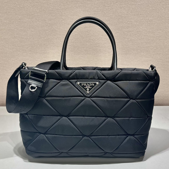 Prada Borsa Tote Media Imbottita In Re-nylon 1bg435