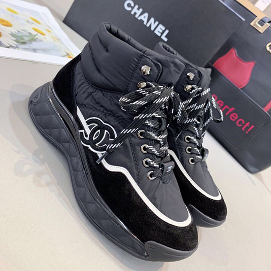 Scarpa Da Ginnastica Chanel Nera C10053