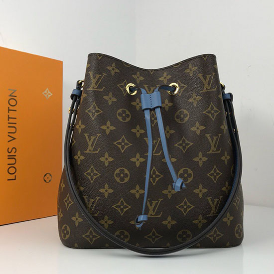 Tela Monogramma Louis Vuitton Blu Neonoe M44021